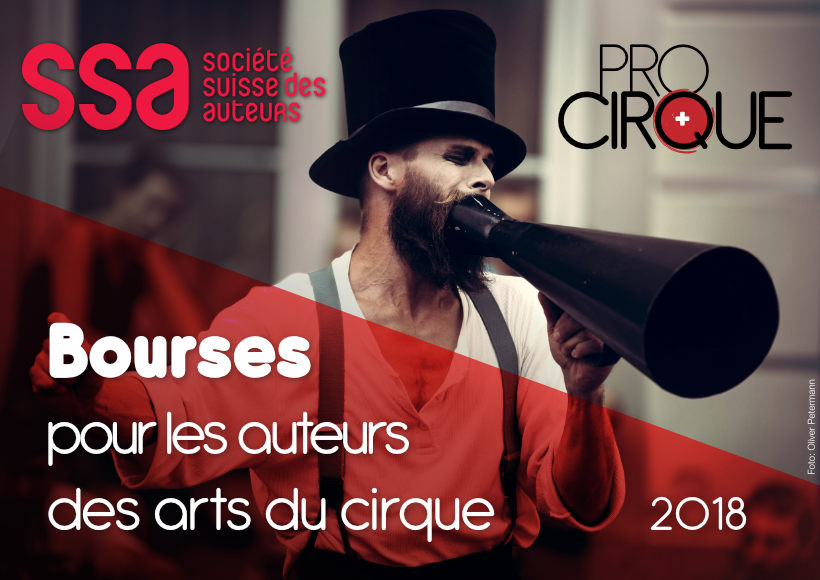 Bourses SSA ProCirque (2018) pou les auteurs en arts du cirque